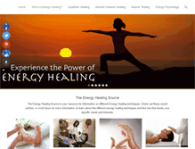 Tablet Screenshot of energyhealingsource.com